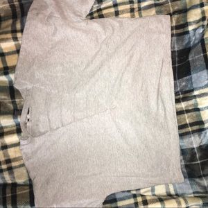 Grey crop top
